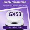 GX53 Led Ceiling Lamp 220V 3 Color Spot Lamps DownLight Replaceable Bulb Ceiling Spotlight for Living Room Kitchen Corridor