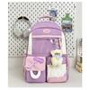 New high-value college style fresh and sweet backpack junior high school students lightweight large-capacity backpack