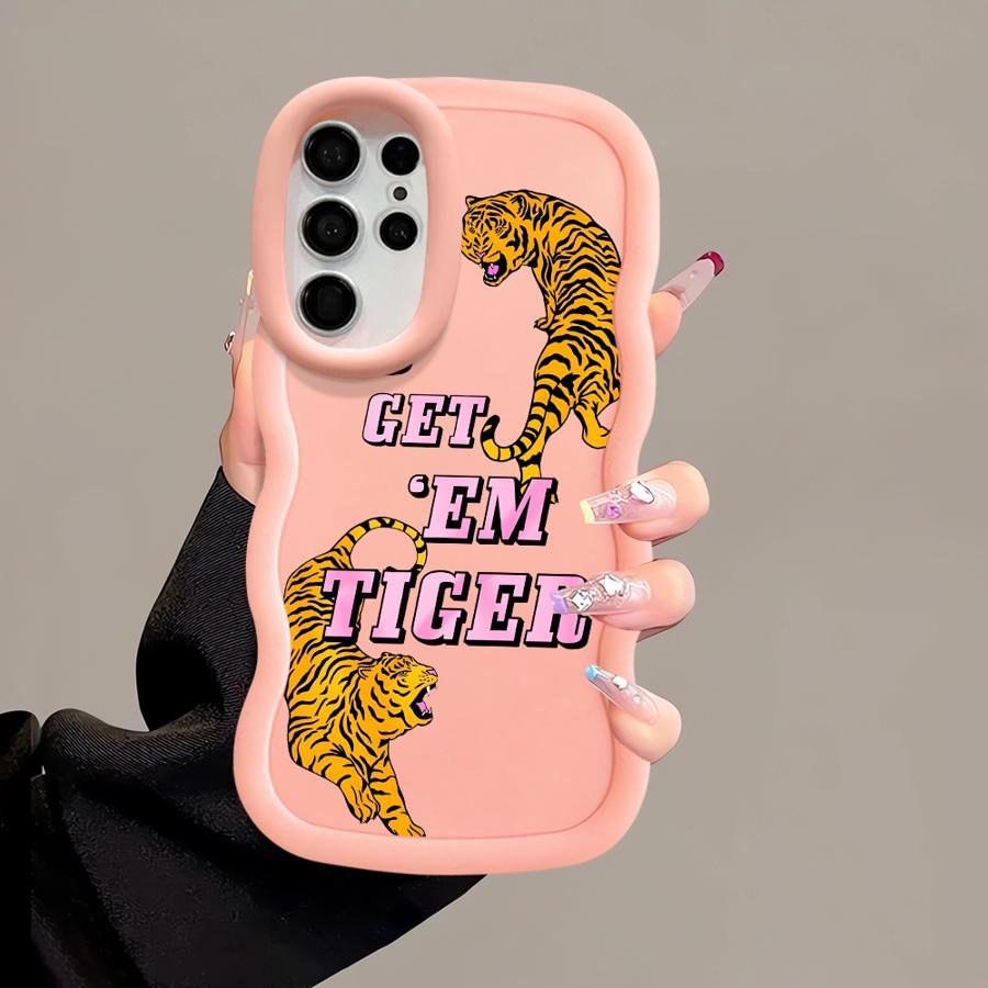 Cool Tiger Soft Phone Cover Case for Samsung Galaxy S22 Ultra A26 A25 S21 S25 S24 S20 FE S23 Plus A35 A55 A34 A24 A36 A54