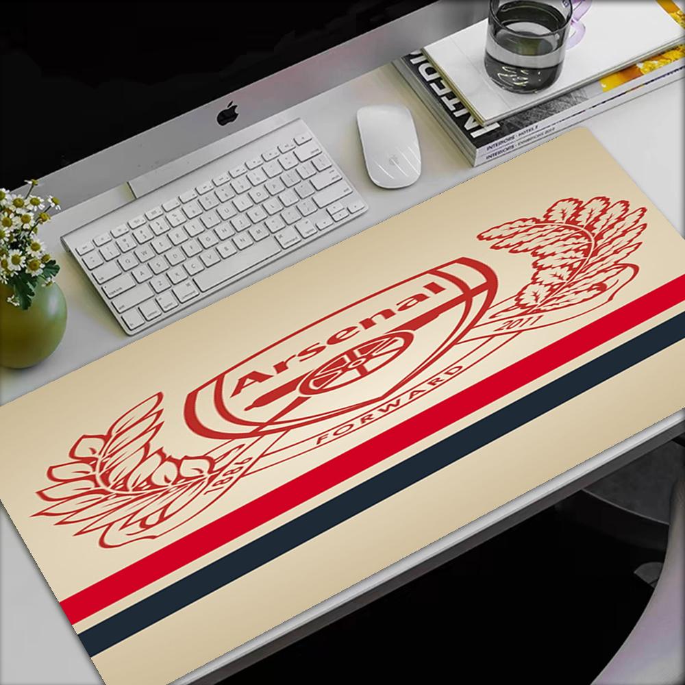 Arsenal Football Club Theme Mouse Pad, Non Slip Rubber Base, Multifunctional Office & Home Decor, Perfect for Workspace Personalization.