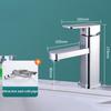 Stainless Steel Basin Faucet Square Hot and Cold Dual-use Household Bathroom Kitchen Faucet