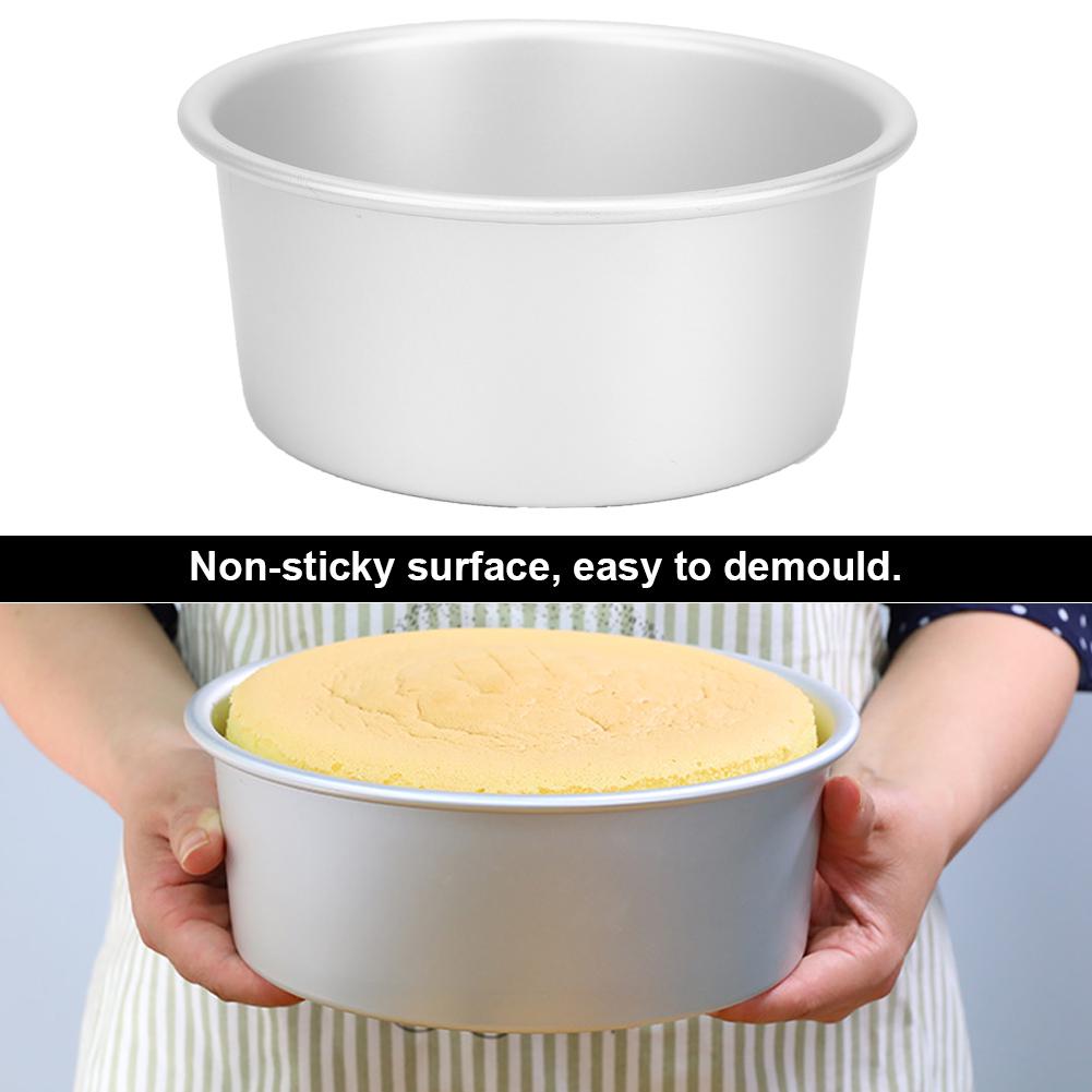 Household Aluminum Alloy Round Cake Mould DIY Baking Mold Bakeware Tool Kitchen Utensils