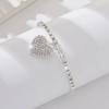 1 Women's Trendy Claw Chain Series Single Row Peach Heart Ankle Chain Outdoor Tourism Beach Banquet Party Holiday Gift