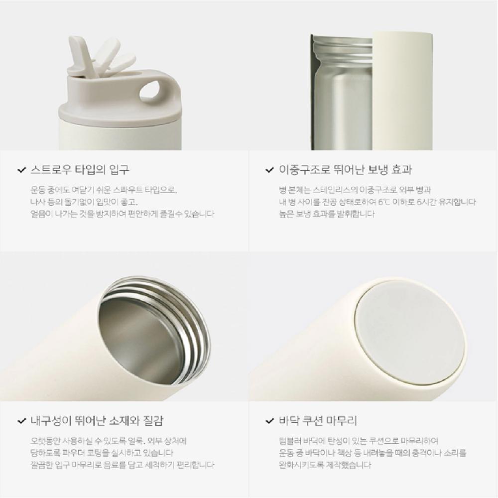 Kinto Active Tumbler 600ml (White)