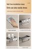 Stainless Steel No-Punch Toilet Paper Holder - Bathroom Tissue Box