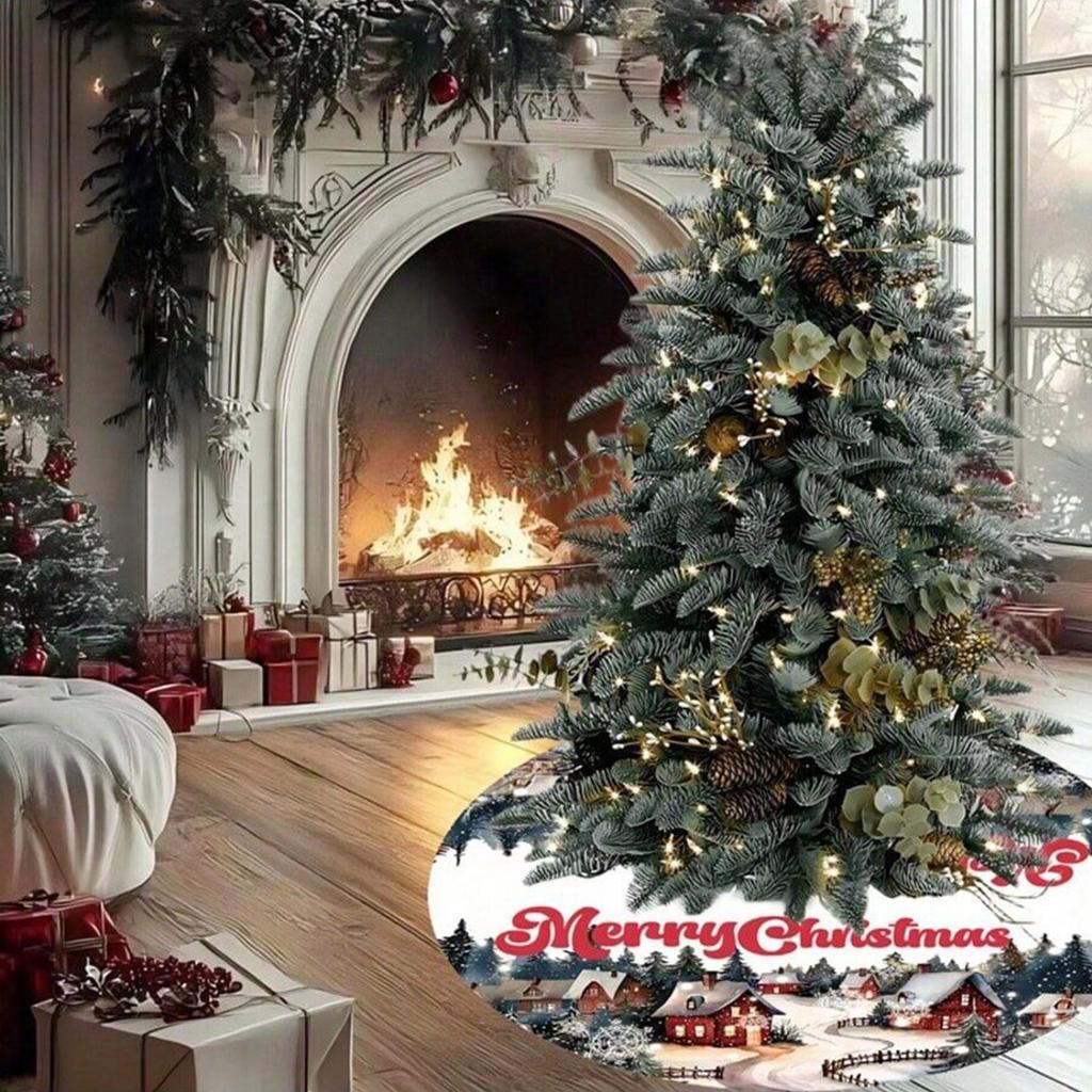 Koberec Vnitřní A Venkovní Podlahová Dekorace Vánoční Atmosféra Podložka pod Strom