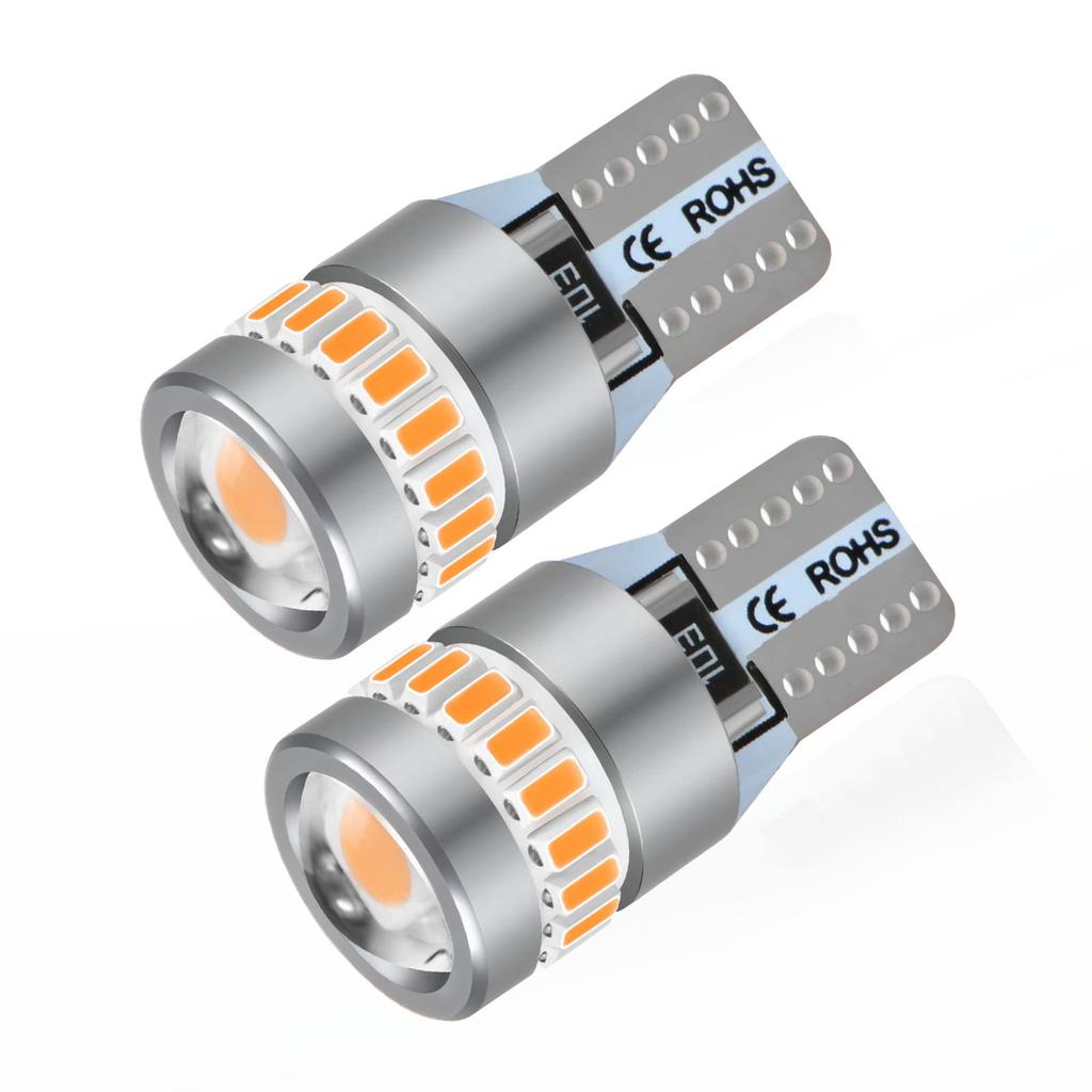 Briteye T10 LED Amber Ultra Diffuse Angle 360° T10 LED Position Lamp Car