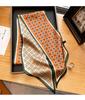 Design Print Skinny Scarf Plaid Horse Hairband Scarves Women Narrow Silk Scarfs Bag Ribbons Luxury  Wrist Towel Foulard