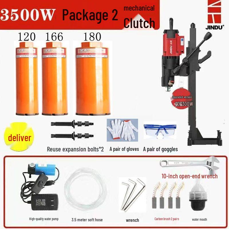 High-Power Handheld and Desktop Diamond Core Drill for Concrete Engineering