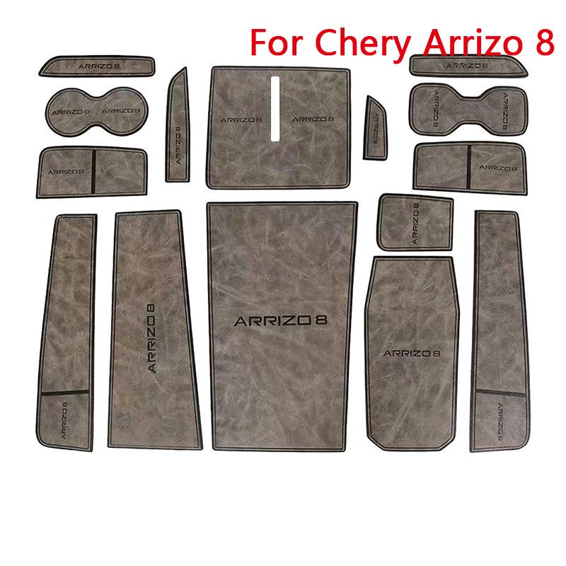 Türschlitz-Pad Wasseruntersetzer für Chery Arrizo 8 2022-2025 Anti-Rutsch Schutzpolster für Aufbewahrungsboxen Auto-Zubehör