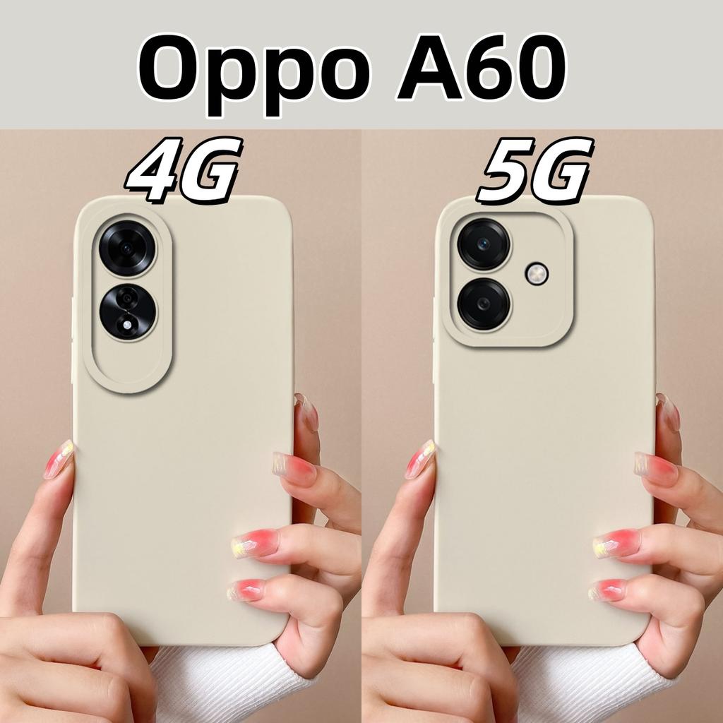 For Oppo A40 A40m A60 A80 Case Simple Letters Soft Liquid Silicone Anti Drop Phone Back Cover For Oppo A 60 4G 5G Couple Bumper