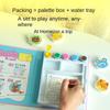 Sponge Texture Drawing Pens Kit With Easel 3D Drawing Canvas Texture Painting Toy  Kids Craft
