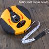 Tape Measure 164feet/50m 33feet/10m Self Adjusting End Hook Dual Sided Fiberglass Tape Measure for Engineer, Yard and Field, M