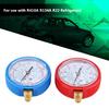 Pair of  Conditioner R410A R134A R22 Refrigerant High & Low Pressure Gauge Kit
