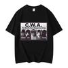 CWA The Worlds Most Dangerous Group Funny Cat Meme Graphic T Shirts Fashion Vintage Short Sleeve T-shirt Unisex Cotton T-shirts