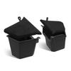 For Tesla Model Y Juniper 2026 Rear Trunk Side Storage Box Cargo Organizer TPE Bin Box Flocking Mat Partition Board Accessories