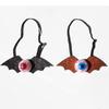 Adjustable Straps Gold Dust Bat Bow Tie Spooky Halloween Tie Props  Themed Events