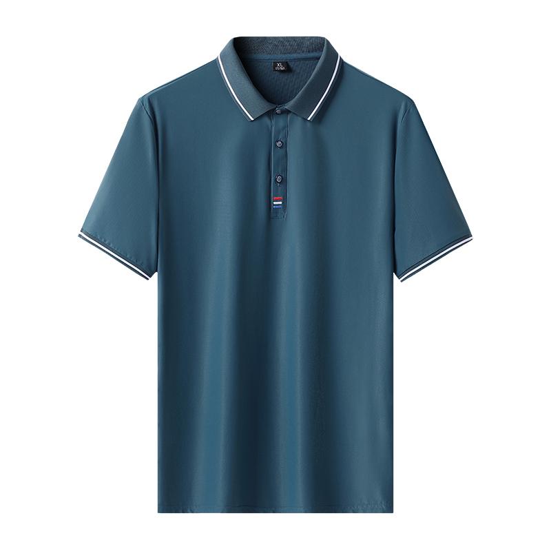 

Мужские рубашки поло больших размеров 8xl 7xl, летняя футболка из ледяного шелка с короткими рукавами, дышащие, крутые, быстросохнущие нейлоновые поло, футболки для гольфа, мужские 8XL