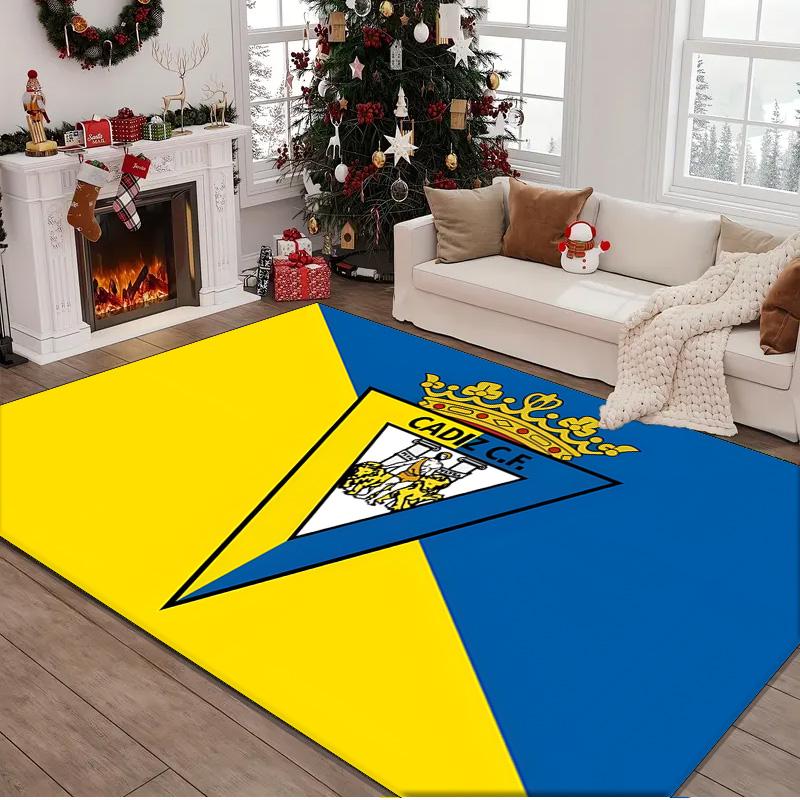 1PC rug Cadiz Cf Badge Design Carpet, Chair Rug,Area Rug for Office Bedroom living rooms bedroom, Doormat decor Christmas fan gifts