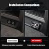 SNLL4 Alloy Car Rear Seat USB Charging Port Protective Dustproof Cover Sticker For BMW 1 2 3 4 5 6GT X1 X2 X3 X4 X5 X7 iX3 2020-2025