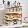 Desktop Storage Rack and Cup Holder for Tea and Coffee Accessories