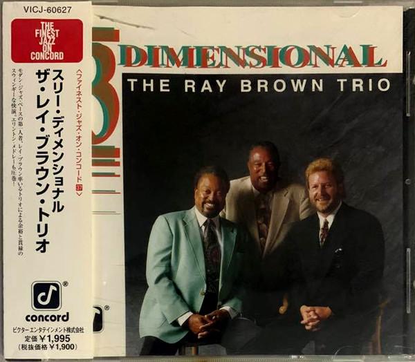

CD RAY BROWN TRIO - 3 Dimensional VICJ60627 Concord Jazz 2000 Japan ObiJazz Used