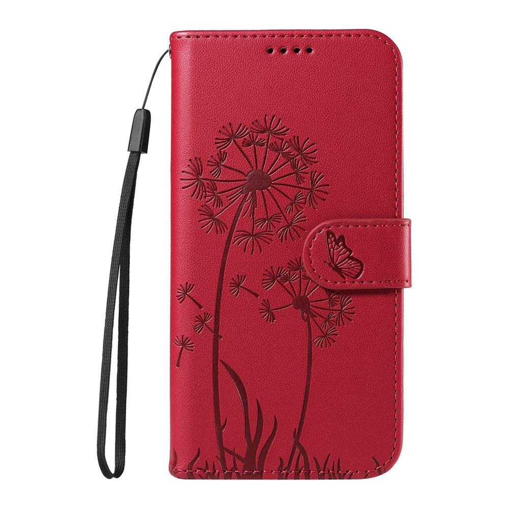 Magnetic Leather Wallet Flip Case for OPPO Reno 15 Realme C85 15X Pro A6 A6X 5G Phone Cover Kickstand Dandelion Butterfly Cat