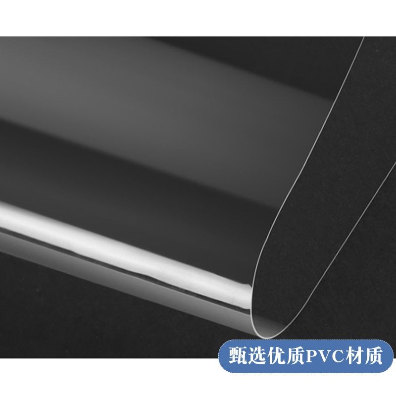 White Soft Plastic PVC Transparent Tablecloth Table Mat Waterproof and Washable Tablecloth Protective Film Coffee Table Cover