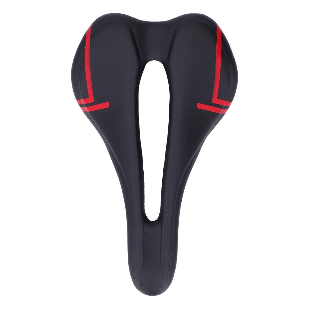 Mountain Bike Saddle Cushion Microfib  PU Lth  Hollow Brthable for Road Riding