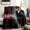 Scarface Theme Blanket Suitable For The Sofa Camping And Travel Made Of Soft Flannel Material An Ideal Gift For Occasions Such As Birthday