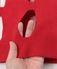 miette Cutout Design Knit REXX1061 Free Size Red Women's