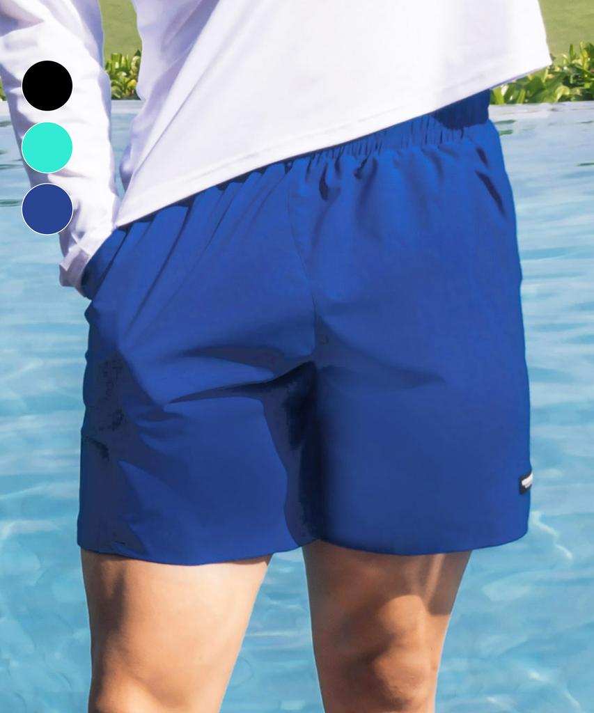 Helingbon Men'S Mid-Length Rash Guard Shorts Swim Pants (3 Colors) / Ai336M