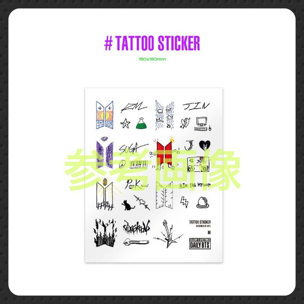 [USED] BTS 2022 SEASON'S GREETINGS Too Stickers Etc.