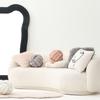 Waist Protective Lamb Velvet Home Decor for Bathroom Throw Pillow Cushion Knotted Ball Backrest
