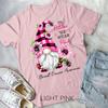 In October We Wear Pink Gnome Breast Cancer Awareness T-shirt Unisex T-shirt