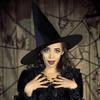 Pălărie de vrăjitoare de Halloween Neagră Pliuri Pălării de vrăjitor pentru femei Bărbați Petrecere Mascată Costum Carnaval Recuzită Cosplay Decorațiuni de Halloween