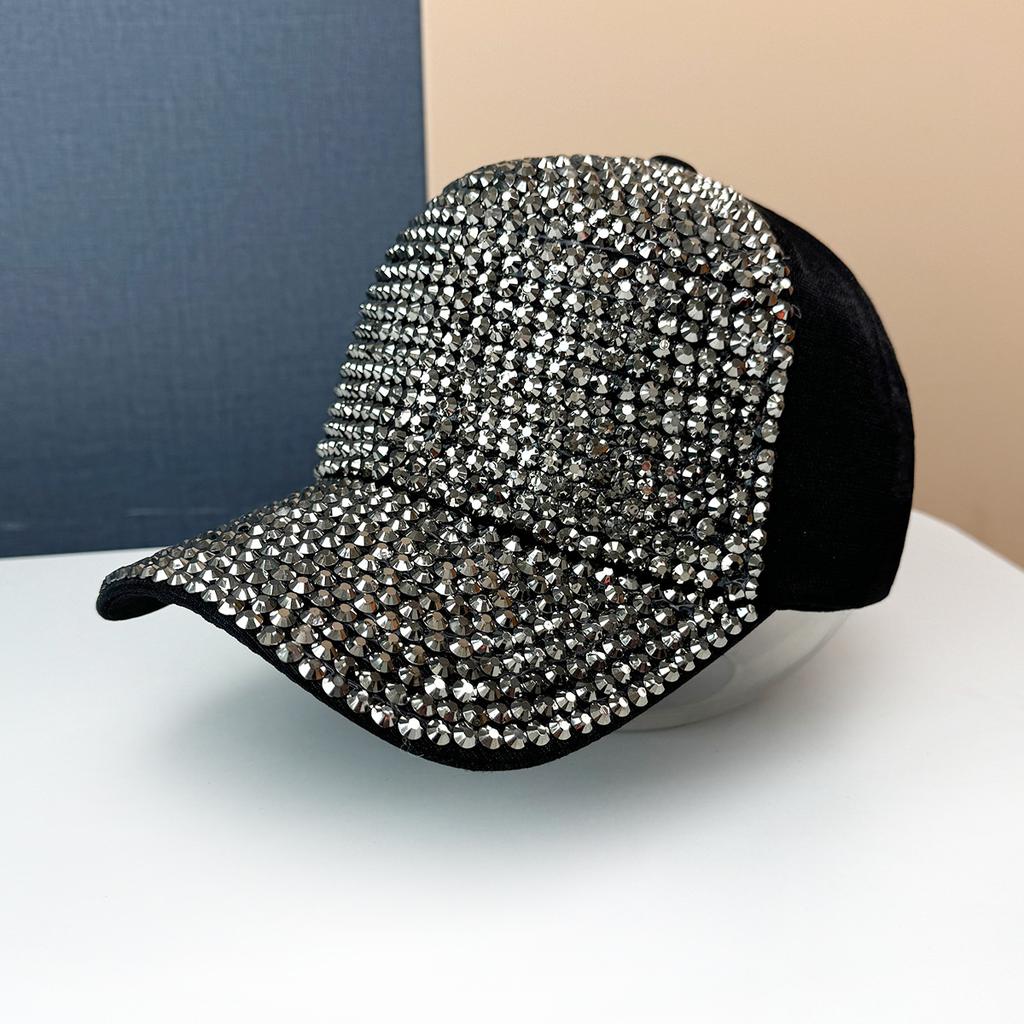 Full Diamond Symphony Diamond Baseball Cap Women's Spring Summer Sunscreen Peaked Cap Outdoor Sun Hat Heavy Industry