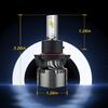 High Definition H13 Ford F150 2005-2014 F250 F350 2005- Bulbs, 16000LM 6000K White, Upgraded Canbus Decoder, High Low Beam, IP67 Waterproof, Plug And
