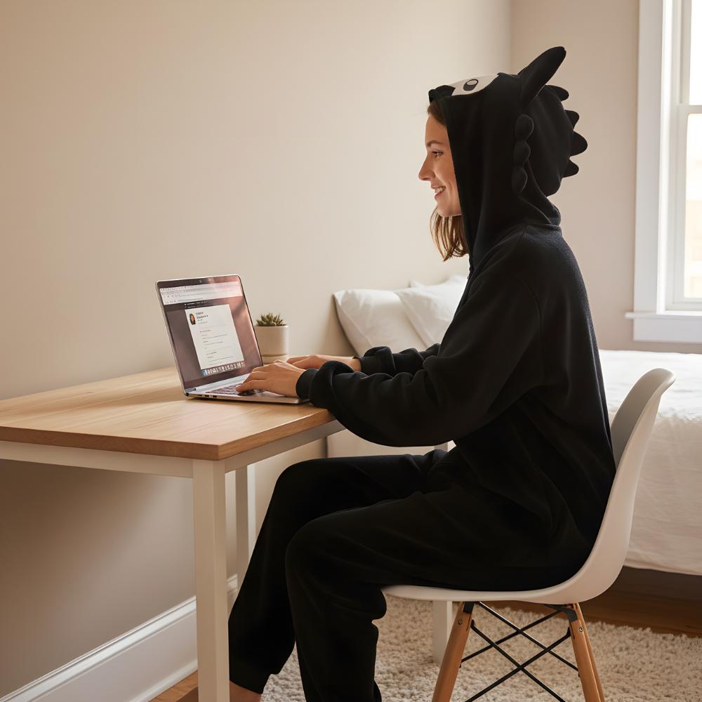 Pigiama Onesie Kigurumi Costume Travestimento Puro Xxl: 185 - 195Cm
