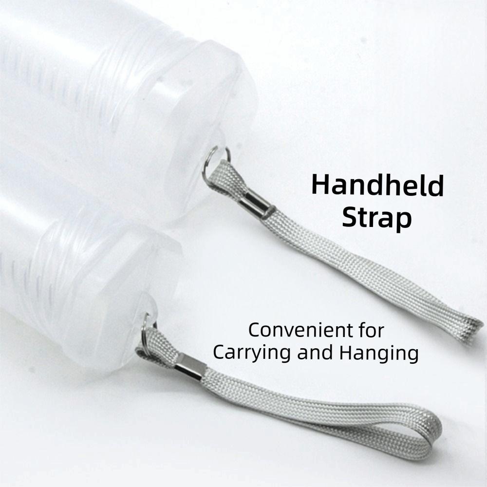 Extendable Artist Storage Tube Plastic Adjustable Length Pen Holder Translucent with Carrying Lanyard Brush Pencil Holder