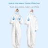 JIANGBO Disposable Non-Woven Hooded Protective Coverall