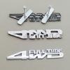 3D Car Sticker 4WD Full Time Logo Emblem Truck Fender Auto Badge Decal Accessories For Toyota Prado Honda Jeep  Ford Mitsubishi