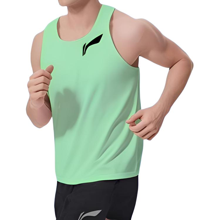 Li Ning Football SS25 Tank Top Men's Cooling Green YVSV025-2