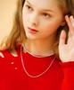 Bonbeau 4Mm Silverball Simple Necklace 925 Silver Ball Layered Necklace 4Mm