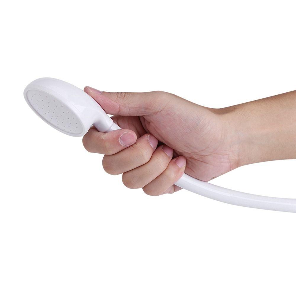 Push-On Design Pet Shower Spray PVC Hose Faucet Attachment Convenient Pet Shower Head Bath Tub Use