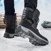 36-46 Winter Men's Plus Velvet High-top Outdoor Shoes Women's Large Size Hiking Shoes Plus Fur Warm Hiking Boots
