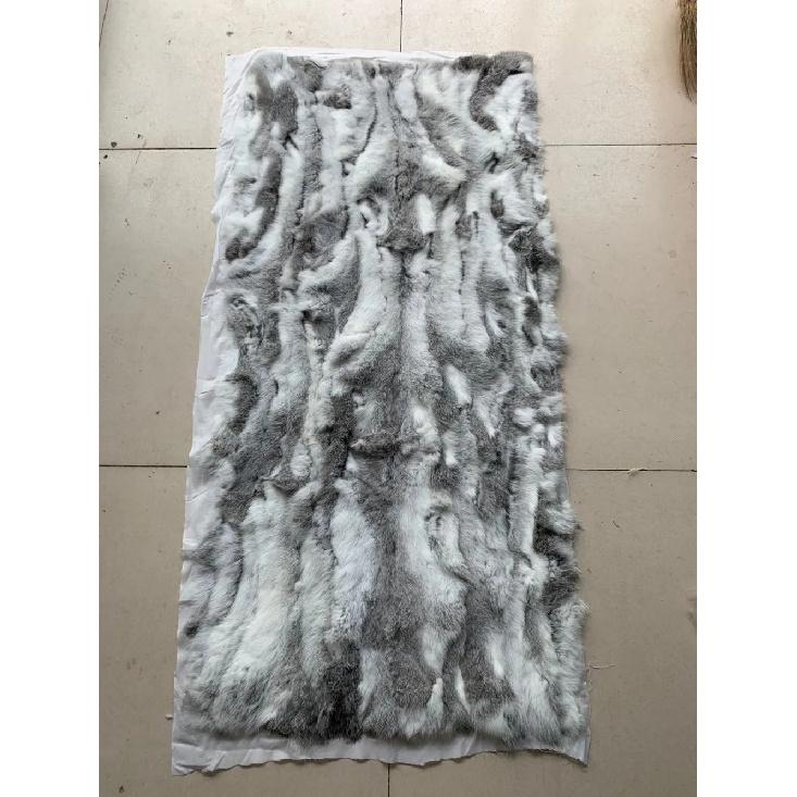 Natural real genuine rabbit Fur Blanket