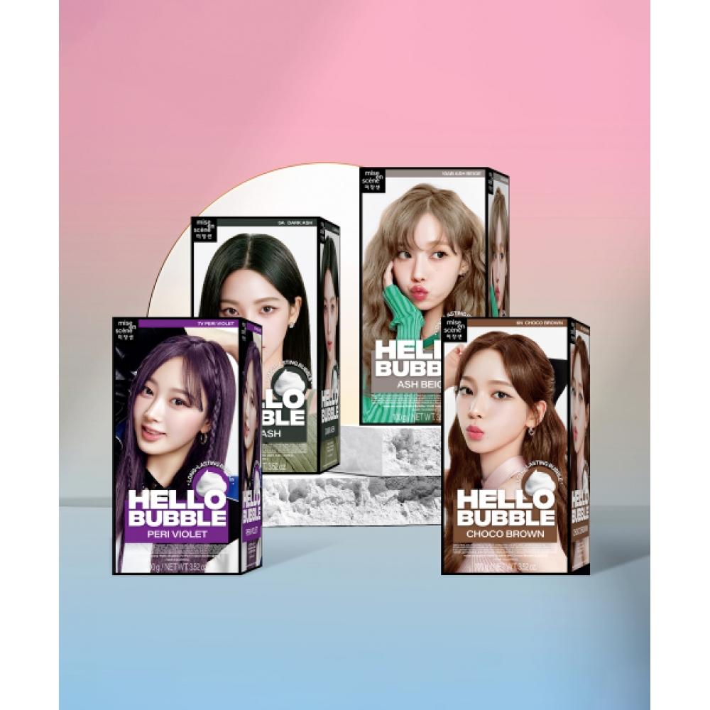 Miseenscene Hello Bubble Самоокрашивание 19 видов 1 упаковка 01 3AB ash black