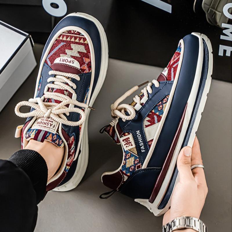 Luxury Men Trendy Casual Sneakers Outdoor Comfortable Platform Vulcanized Shoes Non Slip Wear-resistant Men Running Shoes Hombre