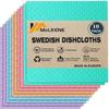 10Pcs Reusable Swedish Dishcloths Durable Cleaning Rag Ultra Absorbent Dish Towels  Kitchen